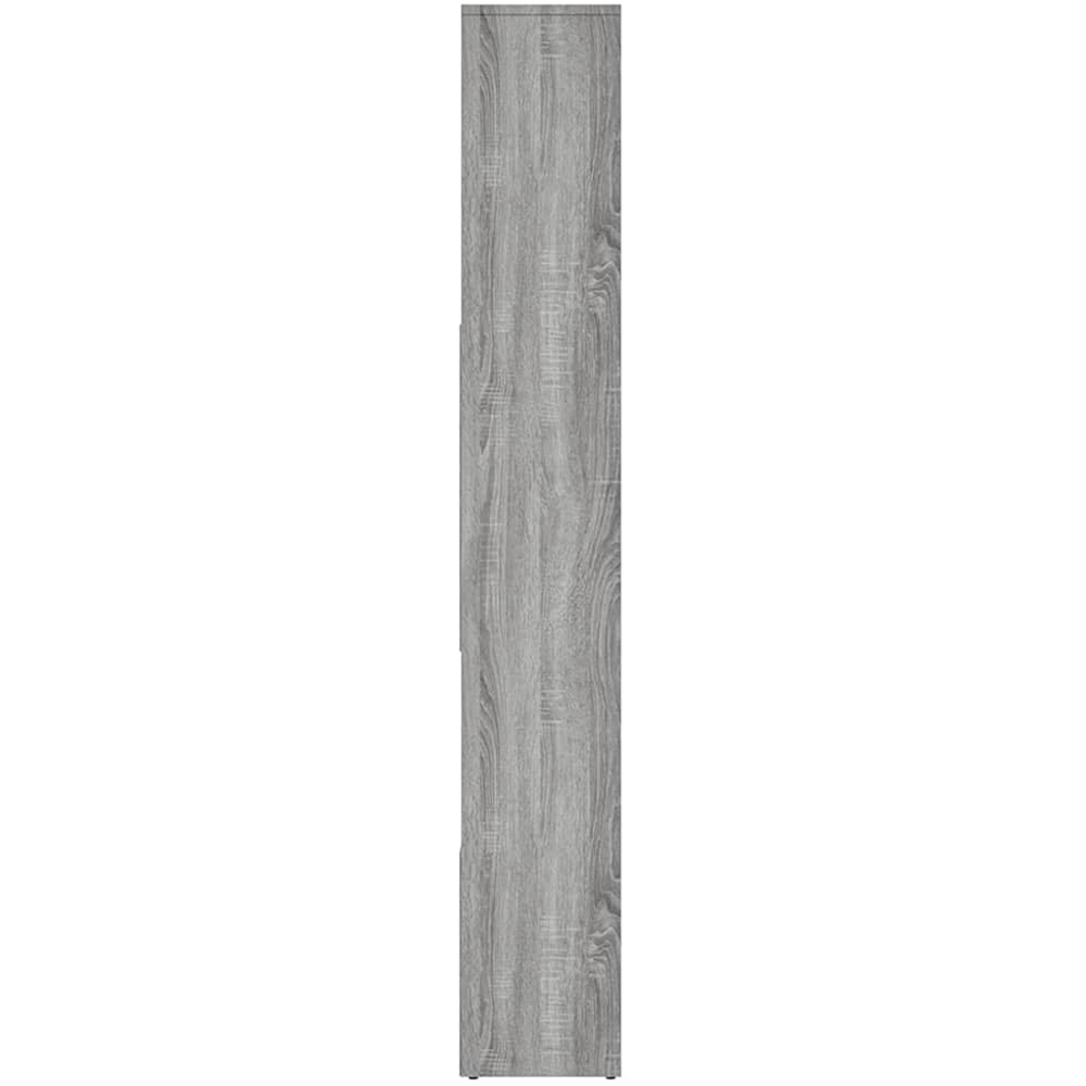 vidaXL 8 Shelf Grey Sonoma Bookcase Image 4