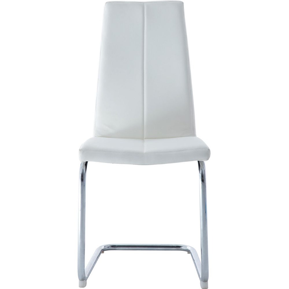 Pair of Arendelle Swing Leg Chairs - White Image 2