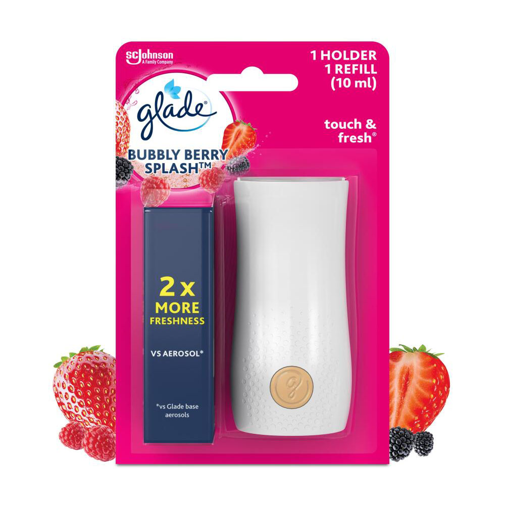 Glade Bubbly Berry Splash Touch and Fresh Air Freshener 10ml Image 2