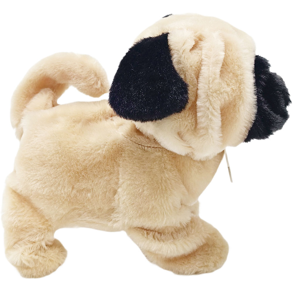 Pugs at Play Peanut The Pug Interactive Walking Dog Plush Soft Toy Image 3