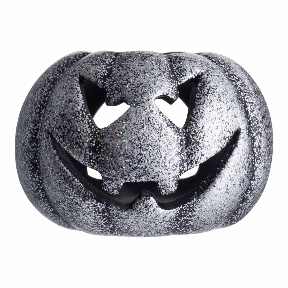 Wilko Halloween Grey Pumpkin Image 1