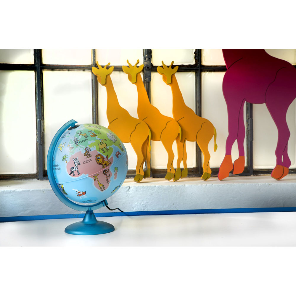 Nova Rico Mappa Mondo Illuminated Globe 25cm Image 2