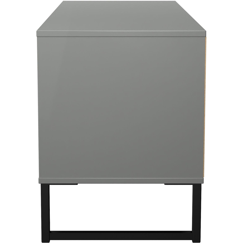 Crowndale Fluted 4 Drawer Dusk Grey Bed Box Ready Assembled Image 3