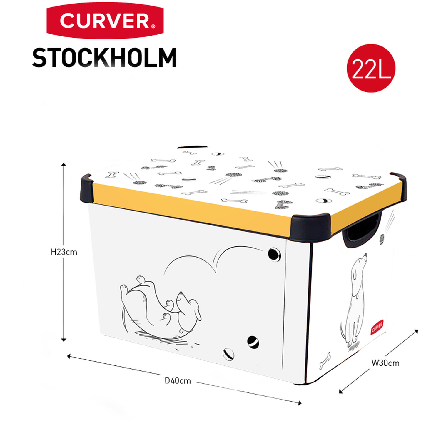 Curver Stockholm 22L Pet Toy Storage Box Image 6