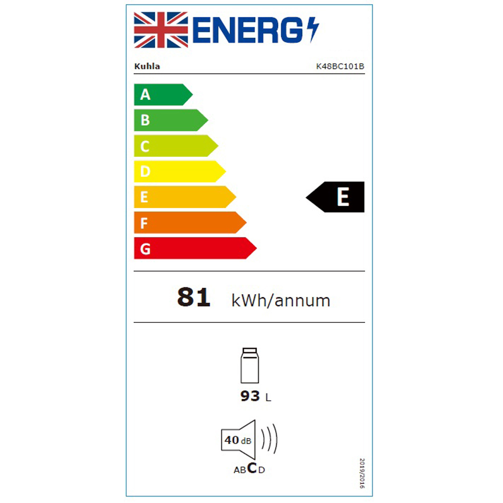 Kuhla K48BC101B Black 93L Beverage Cooler Image 8