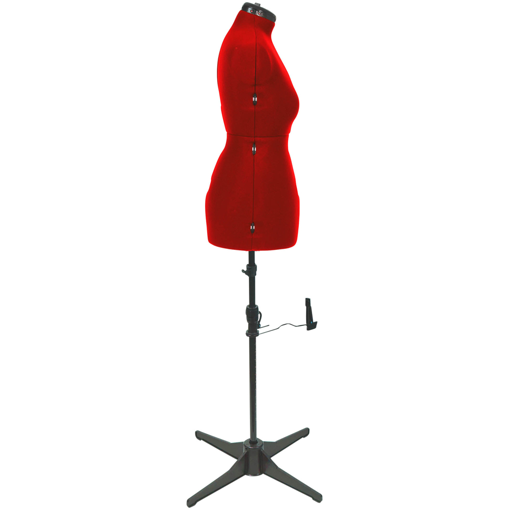Sewing Online FG268 Ruby Red Adjustable 8-Part Dressmakers Dummy Trouser Form Medium Image 3