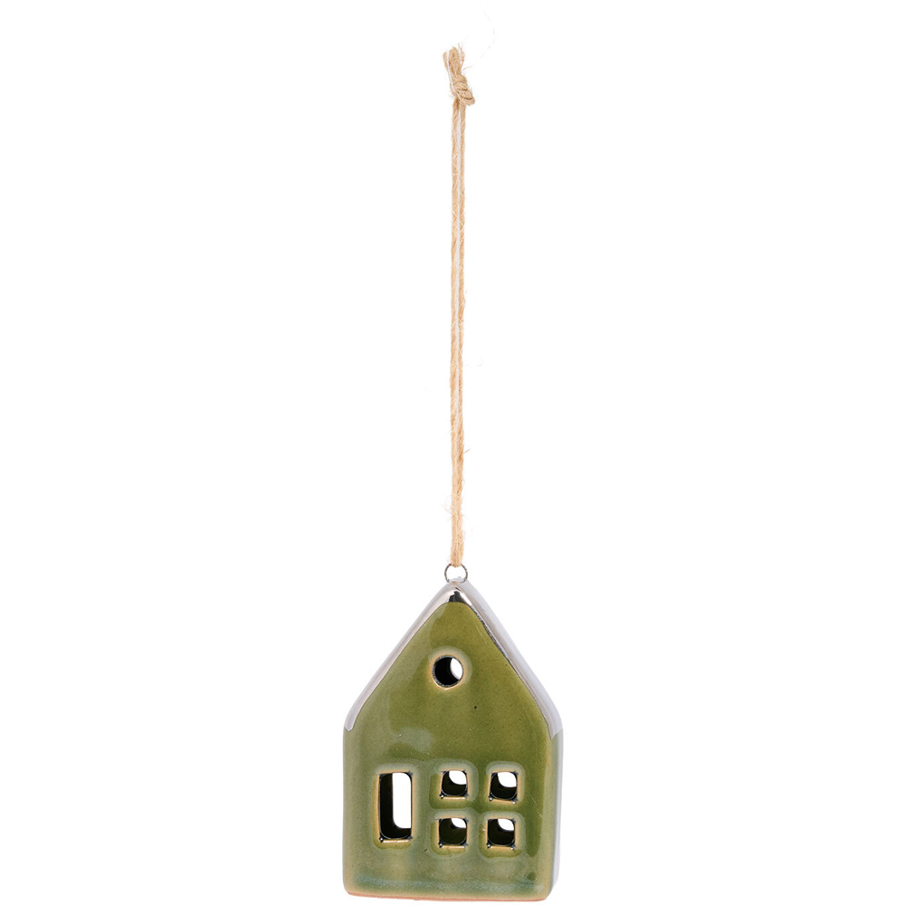 Glazed House Hanging Tree Decoration Image 5