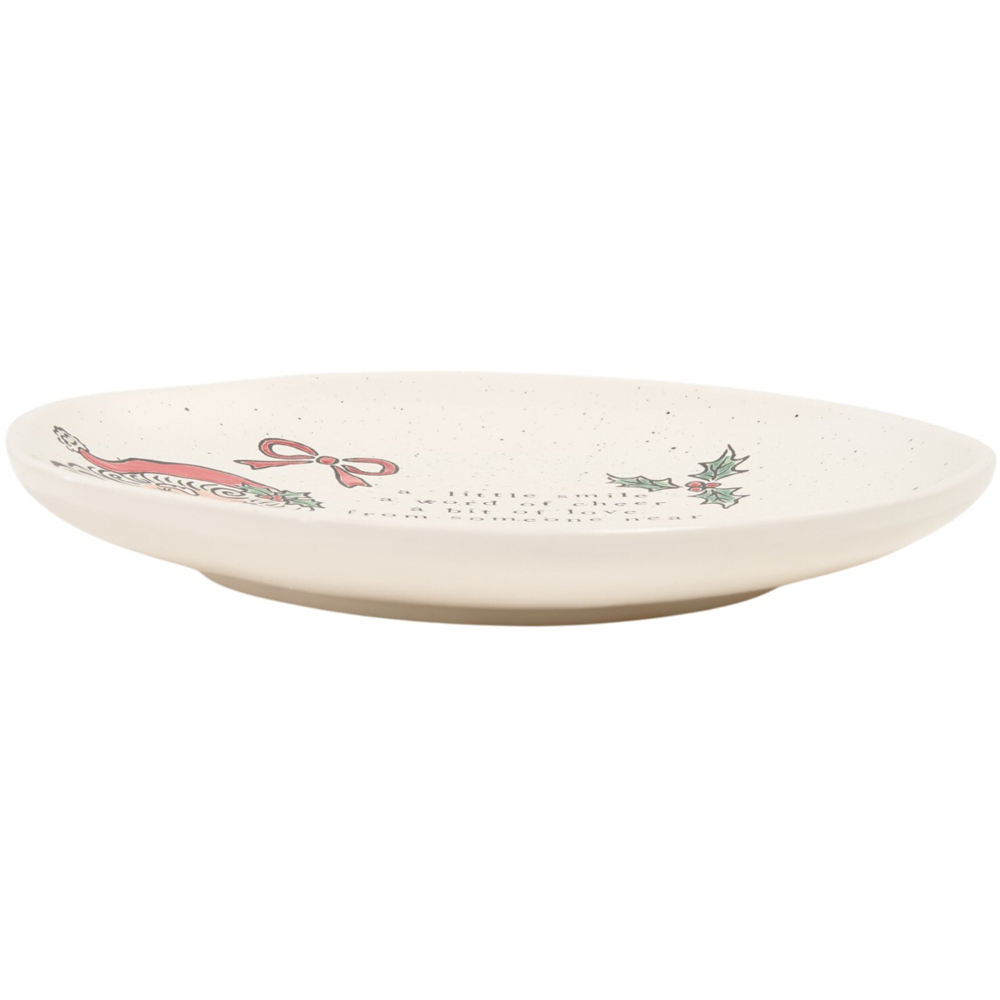 Jolly Santa Christmas Giving Plate Image 3