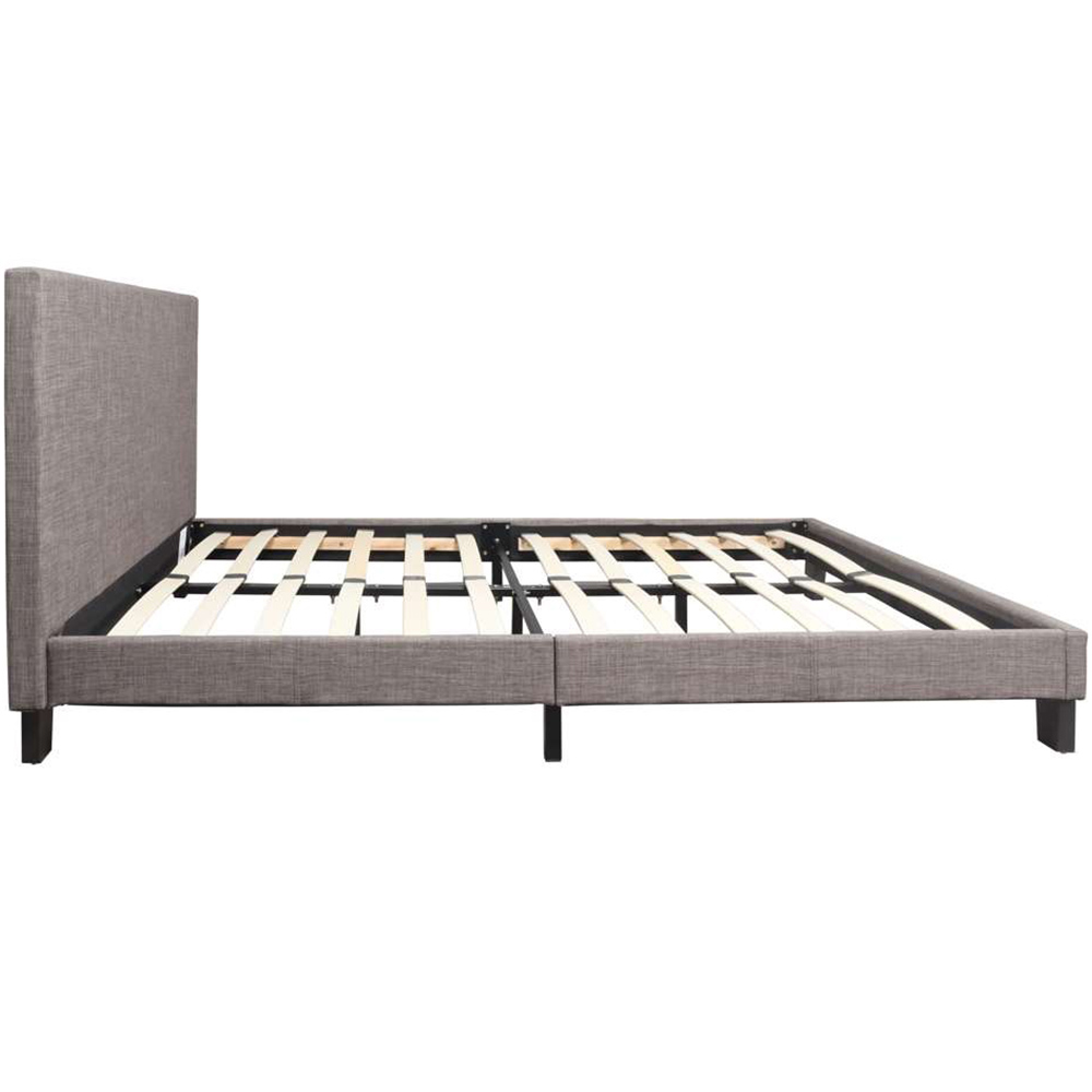 Berlin Small Double Grey Polyester Bed Image 3