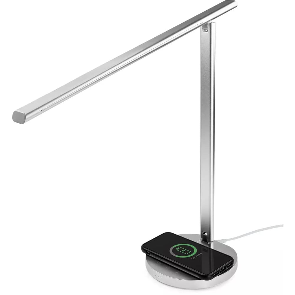 Dyzi STRMD Smart Wireless Silver Charging Desk Lamp Image 1