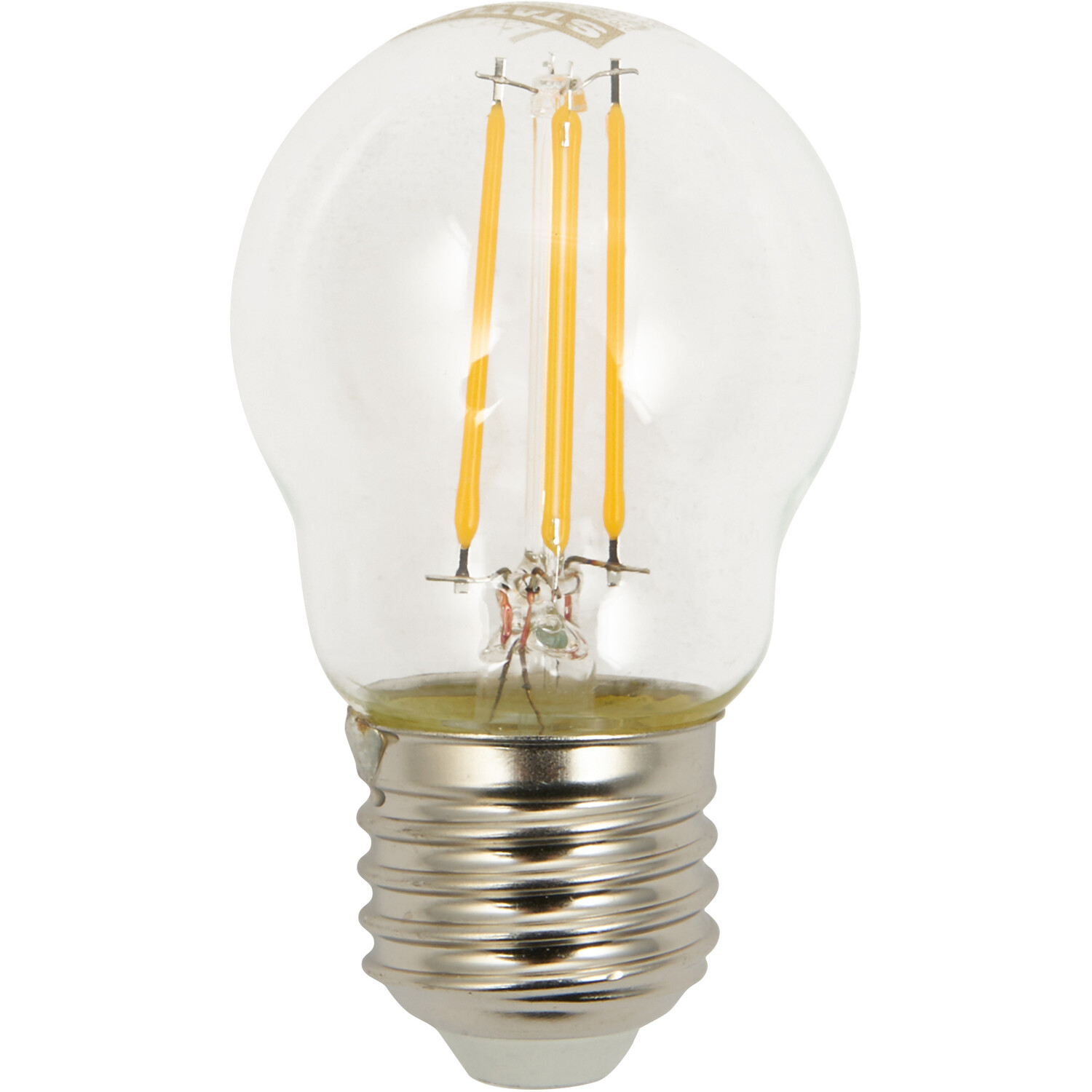 4W Filament Round Light Bulb SES E14 CAP Image 2