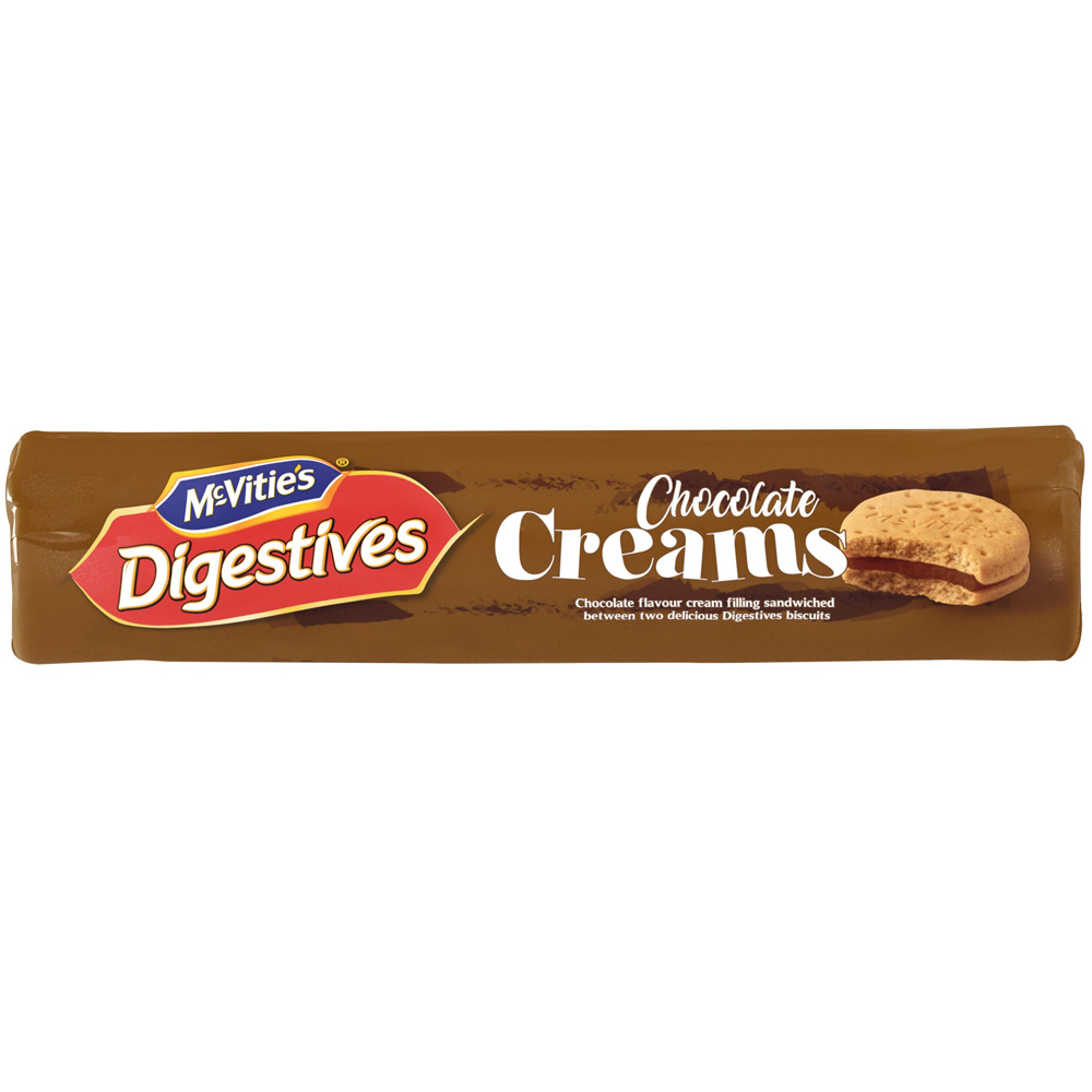McVitie's Digestives Cream Chocolate Biscuits 168g Image