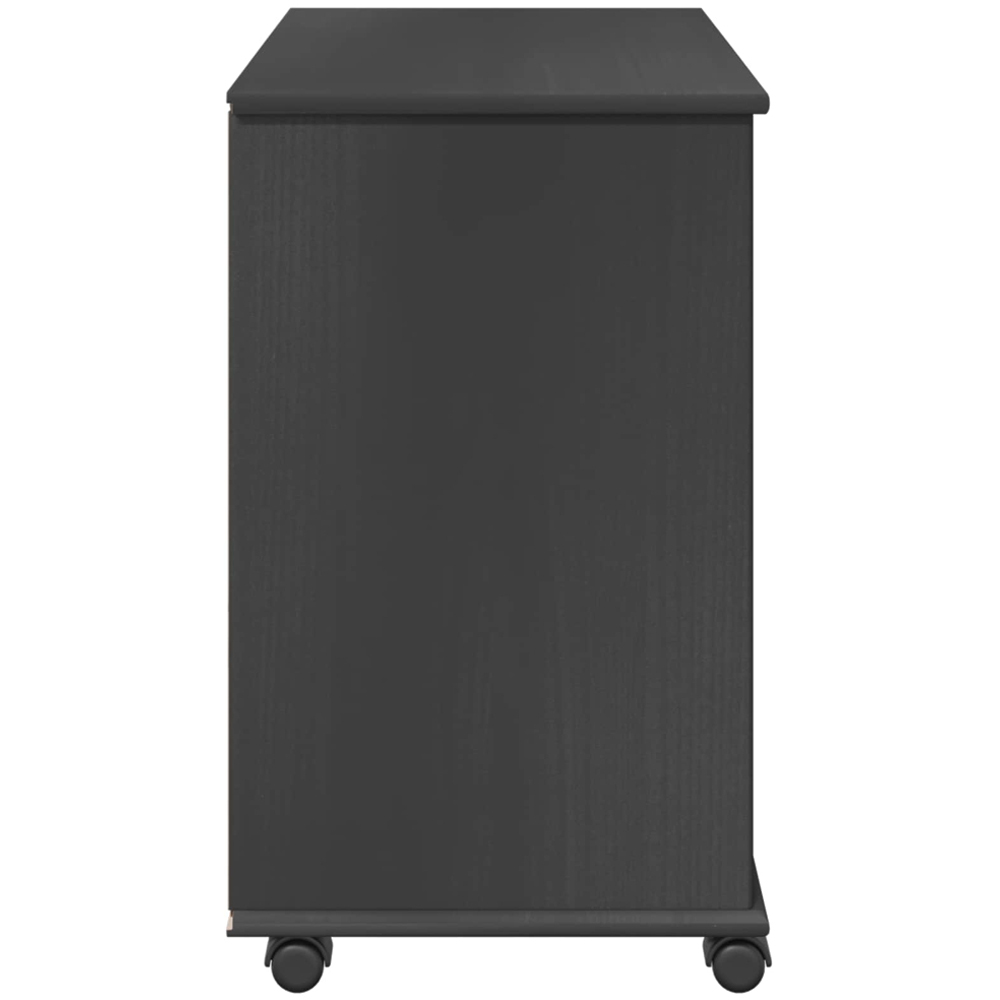 vidaXL Single Door 7 Drawer Grey Rolling Storage Cabinet Image 5