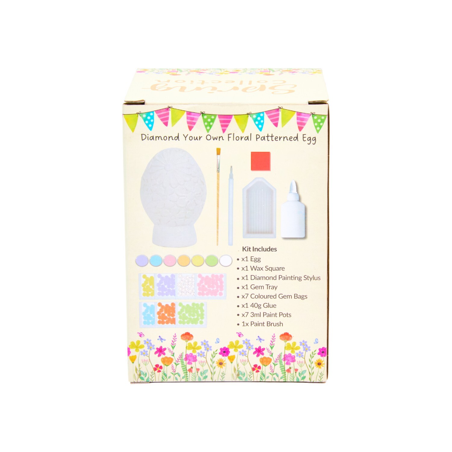 Diamond Your Own Floral Patterned Egg Kit Image 3