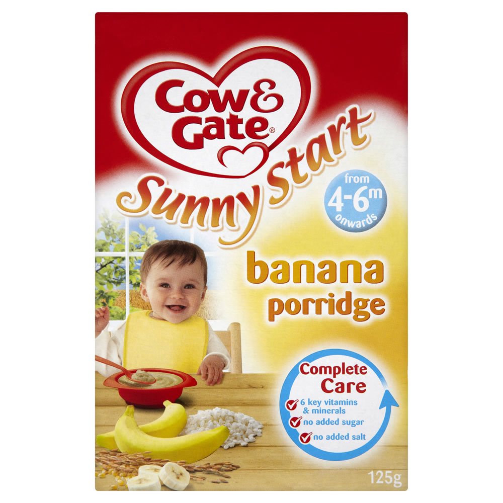 Cow & Gate Baby Porridge Banana 125g Image