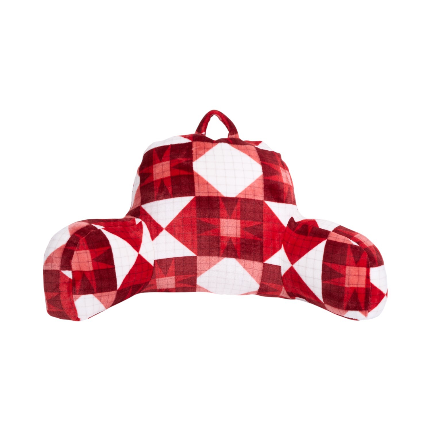 Novie Patchwork Cuddle Chair Red Image 1