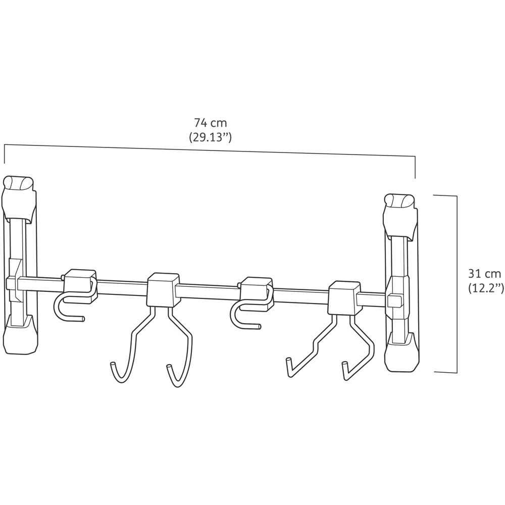 Keter Multi Purpose Garden Tool Hanger Image 7