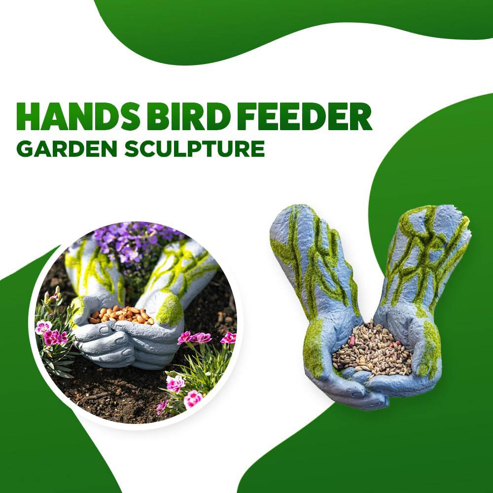 Marco Paul Wall Mounted Resin Hand Garden Ornament Image 3