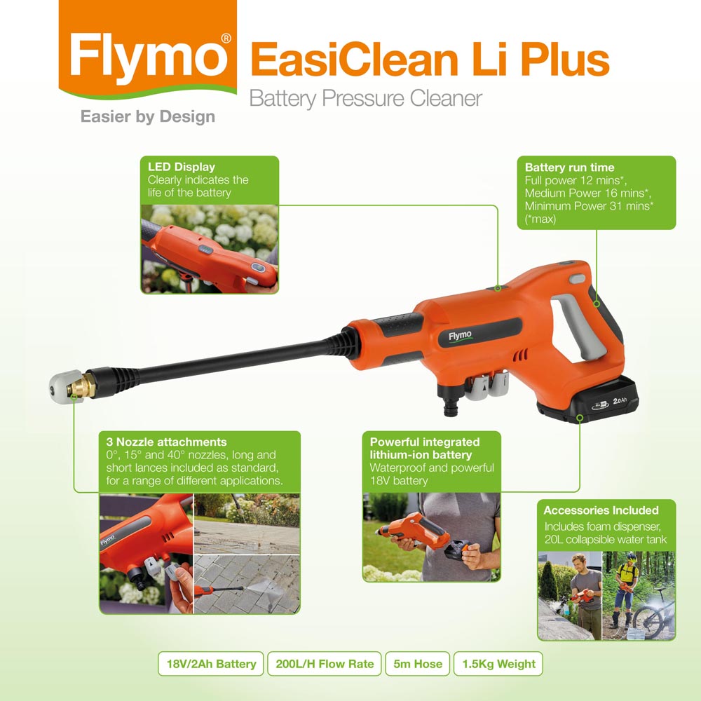 Flymo EasiClean Plus Pressure Cleaner Image 3
