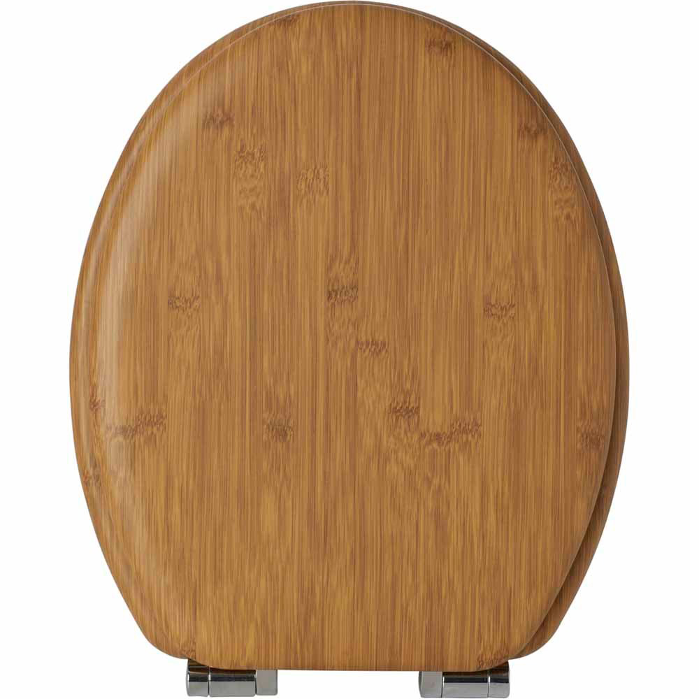 Wilko Bamboo Print Toilet Seat Wilko