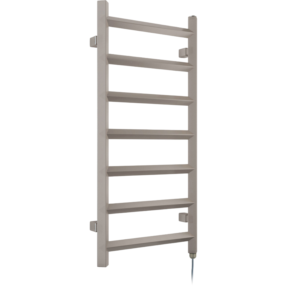 Terma Crystal Sparkling Gravel Taupe Electric Towel Rail 840 x 400mm Image 1
