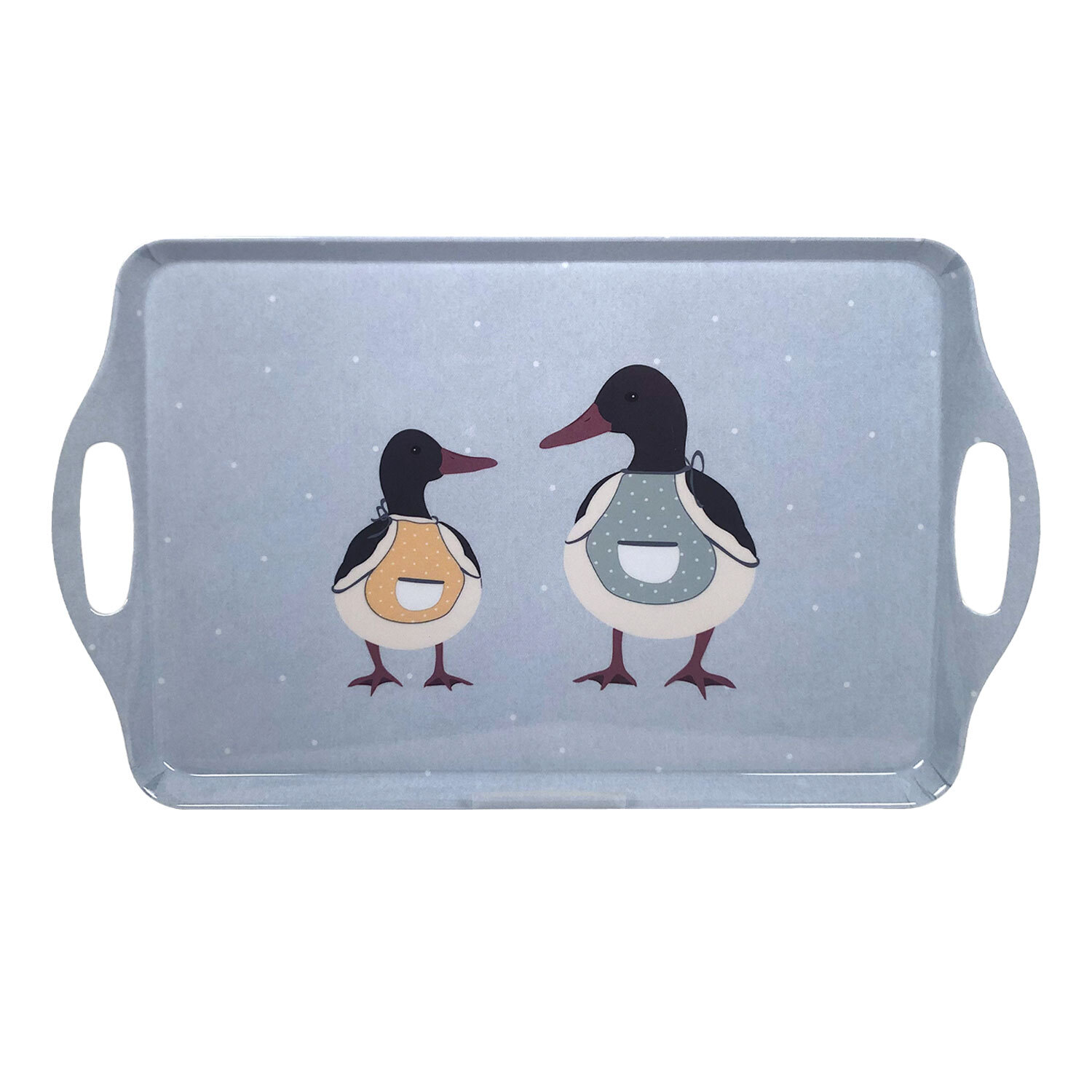 Impress Duck and Drake Tray - Handled Tea Tray Image