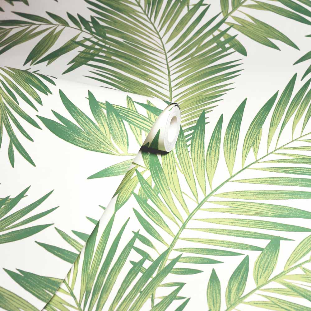 Arthouse Peel & Stick Tropical Palm Green Wallpape Image 2