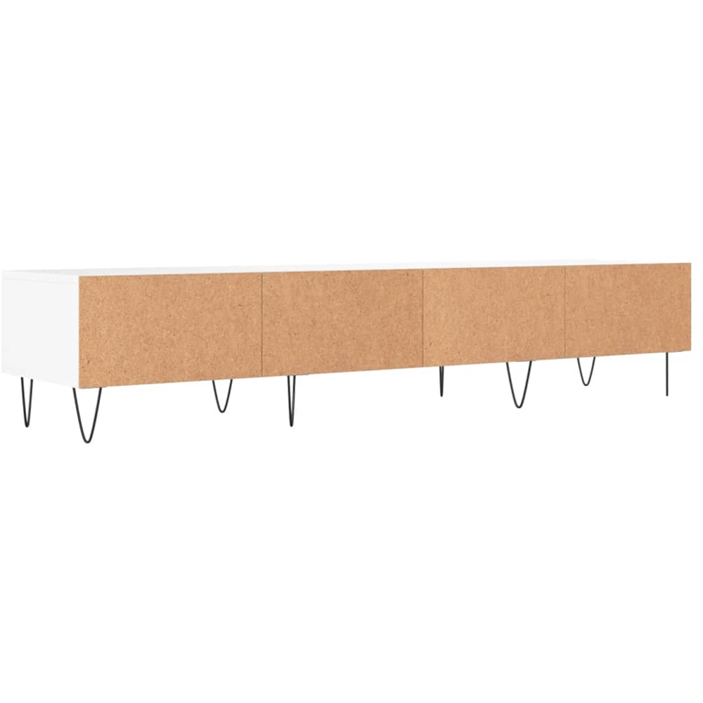 vidaXL 3 Drawer White TV Cabinet Image 8