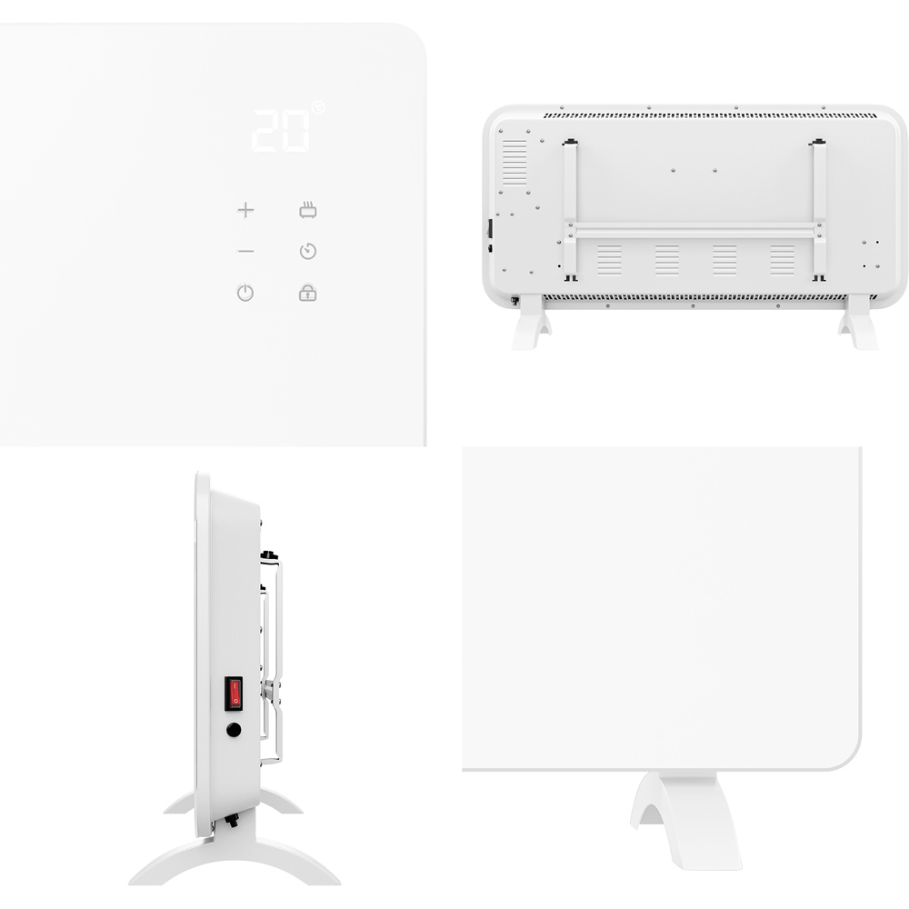 TCP Smart Moonlight White Energy Monitoring Glass Panel Heater 2500W 900 x 445mm Image 3