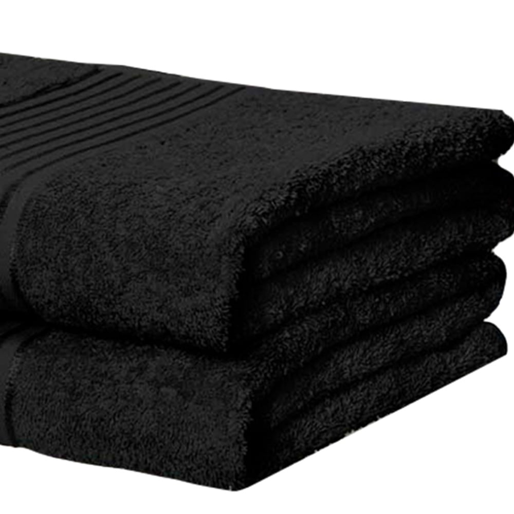 Rapport Home Windsor Black Cotton Face Cloth Image 3