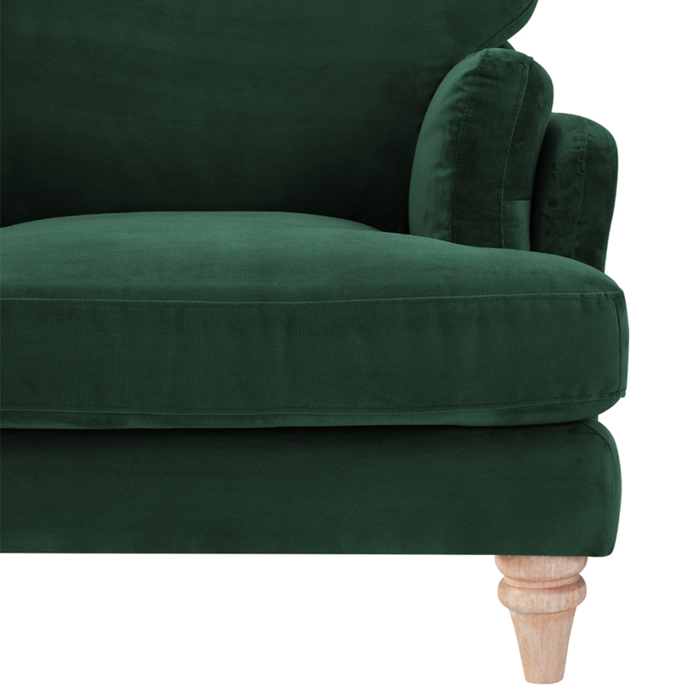 Home Detail Regent 2 Seater Dark Green Velvet Sofa Image 8