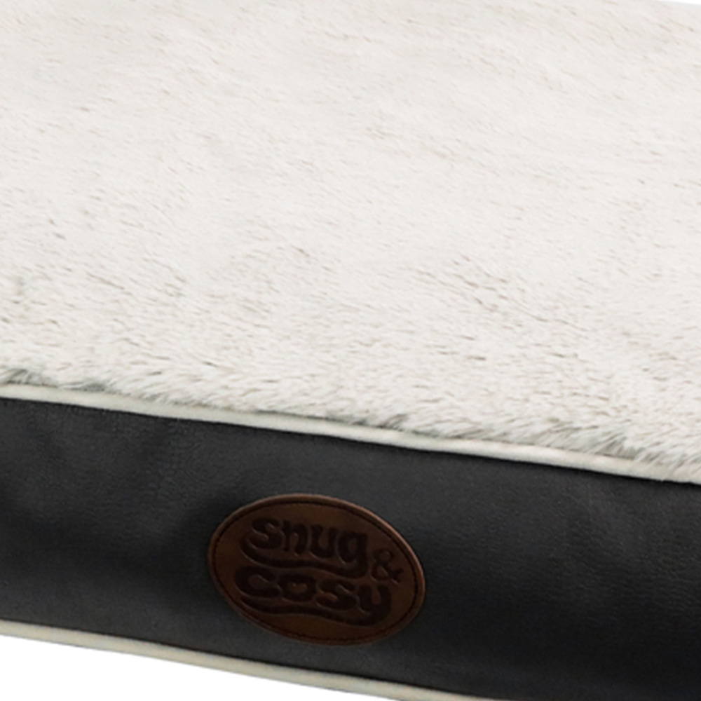 Snug & Cosy Tuscany Large Slate Dog Lounger Bed Image 3