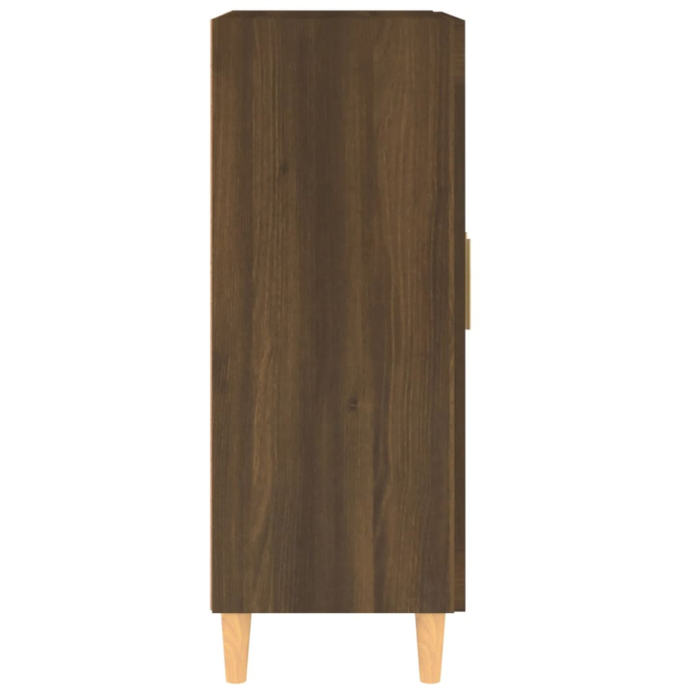 vidaXL 2 Door Brown Oak Sideboard Image 8