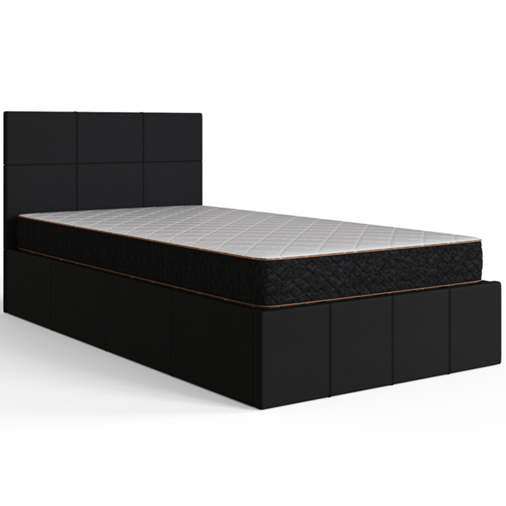 GFW Single Black End Lift Ottoman Bed Image 4