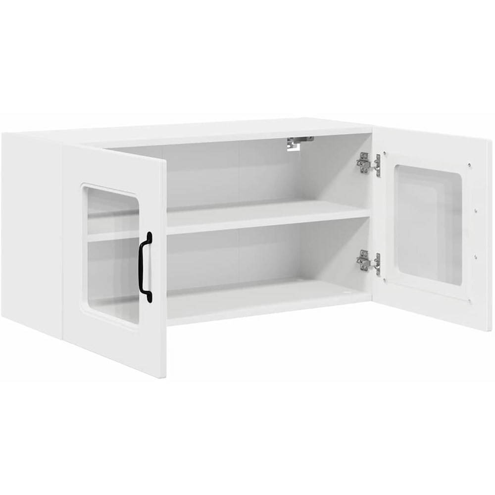 vidaXL Kalmar 2 Door White Wall Kitchen Cabinet Image 5