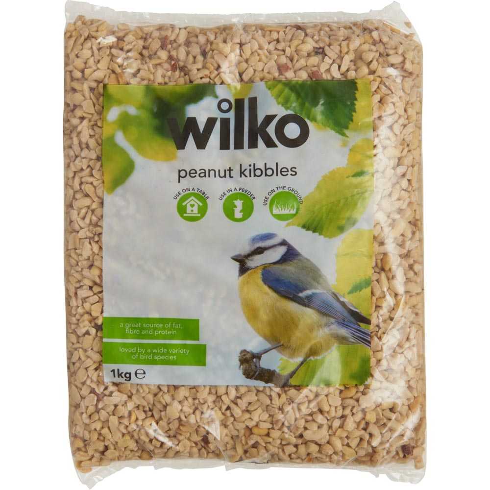 Wilko Wild Bird Kibbled Peanuts 1kg Image 1