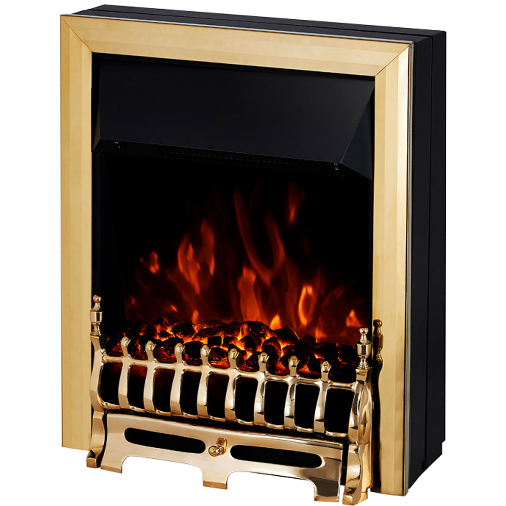 Focal Point Blenheim Brass Electric Fire 2kW Image 3