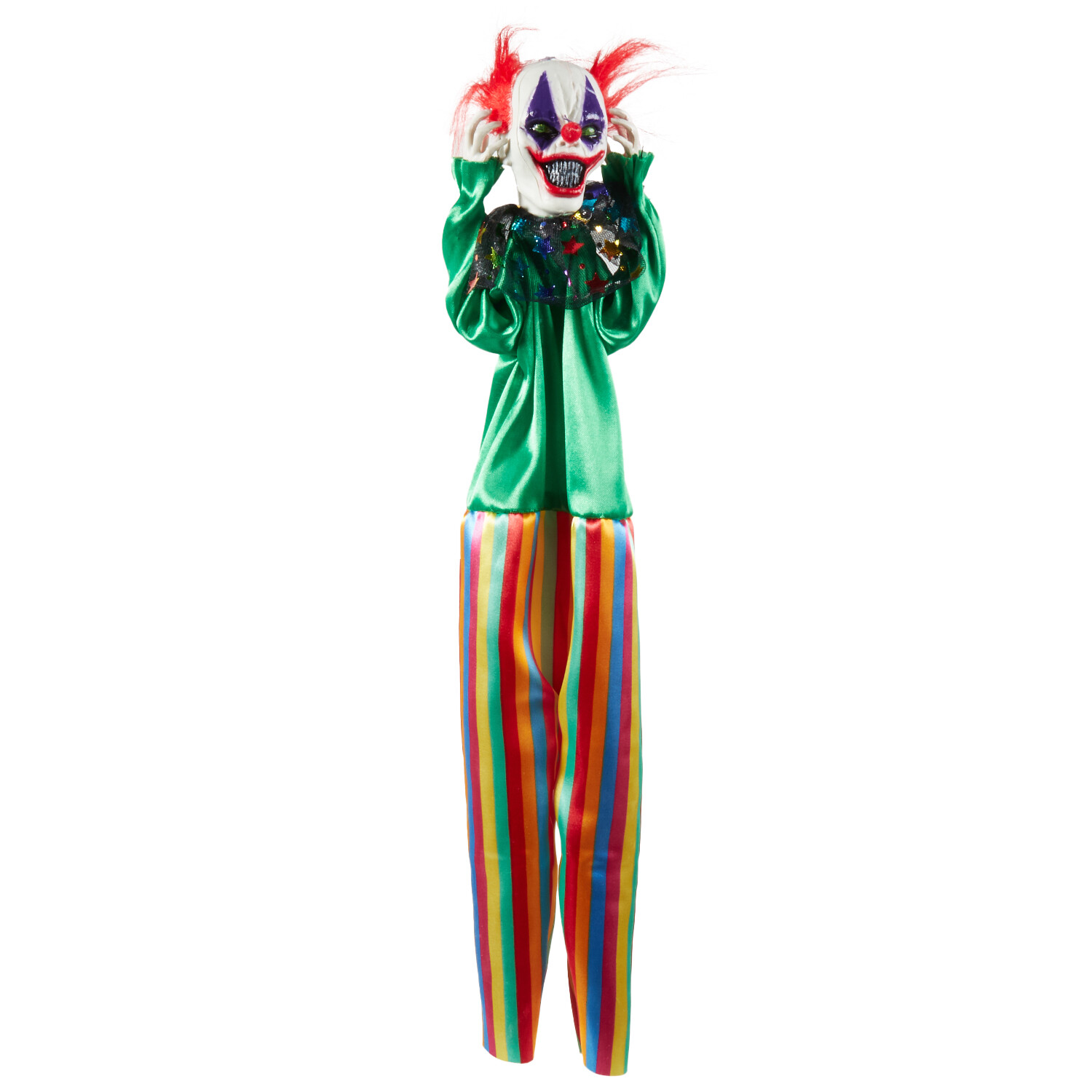 Spooky Hanging Clown Multicolour Image 1