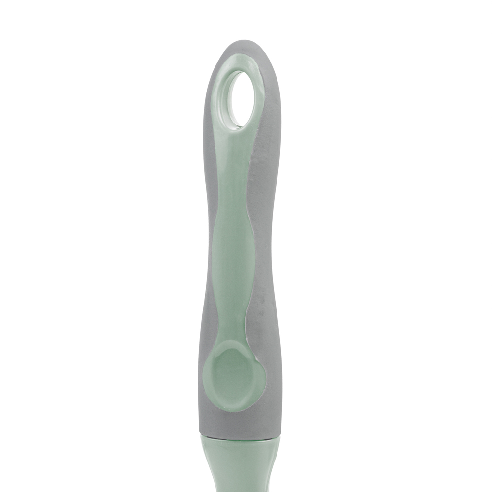 JVL Cleaning Green Rubber Grip Dust Pan and Brush Set Image 5
