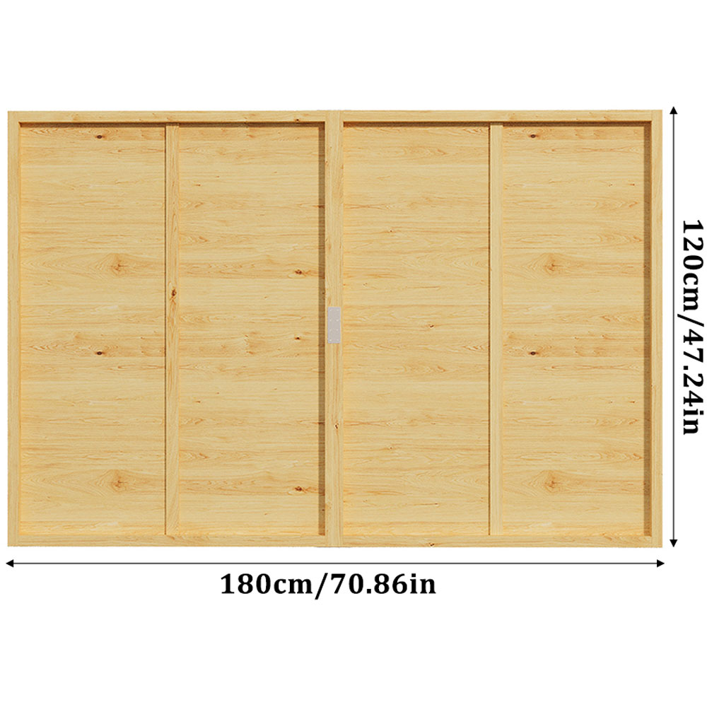 Living and Home Wooden Garden Fence Panel 6 x 4ft Image 8