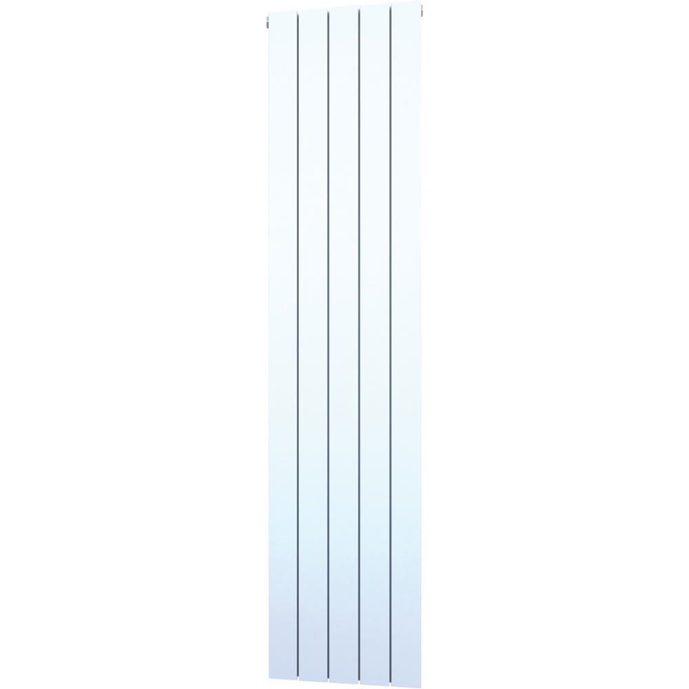 Towelrads Hanworth Plus 6190BTU Vertical White Aluminium Radiator 1800 x 480mm 1814W Image 1