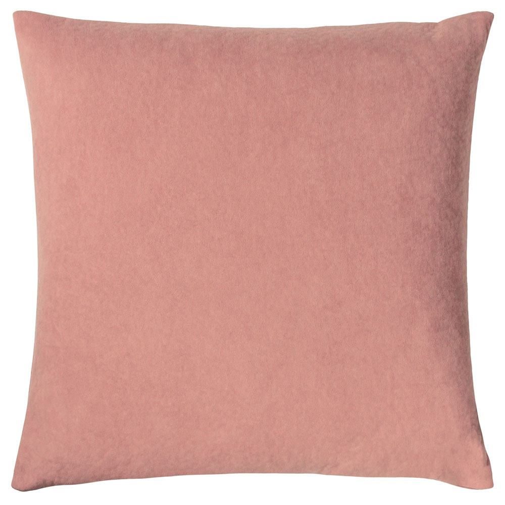furn. Kobe Blush Velvet Cushion Image 1