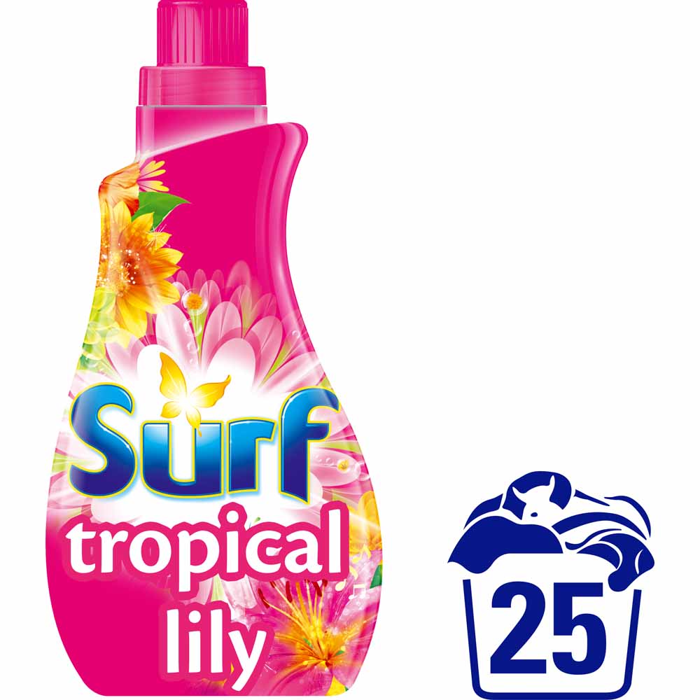 Surf Liquid Detergent Tropical Lily and Ylang Ylang 25 Washes Image 1