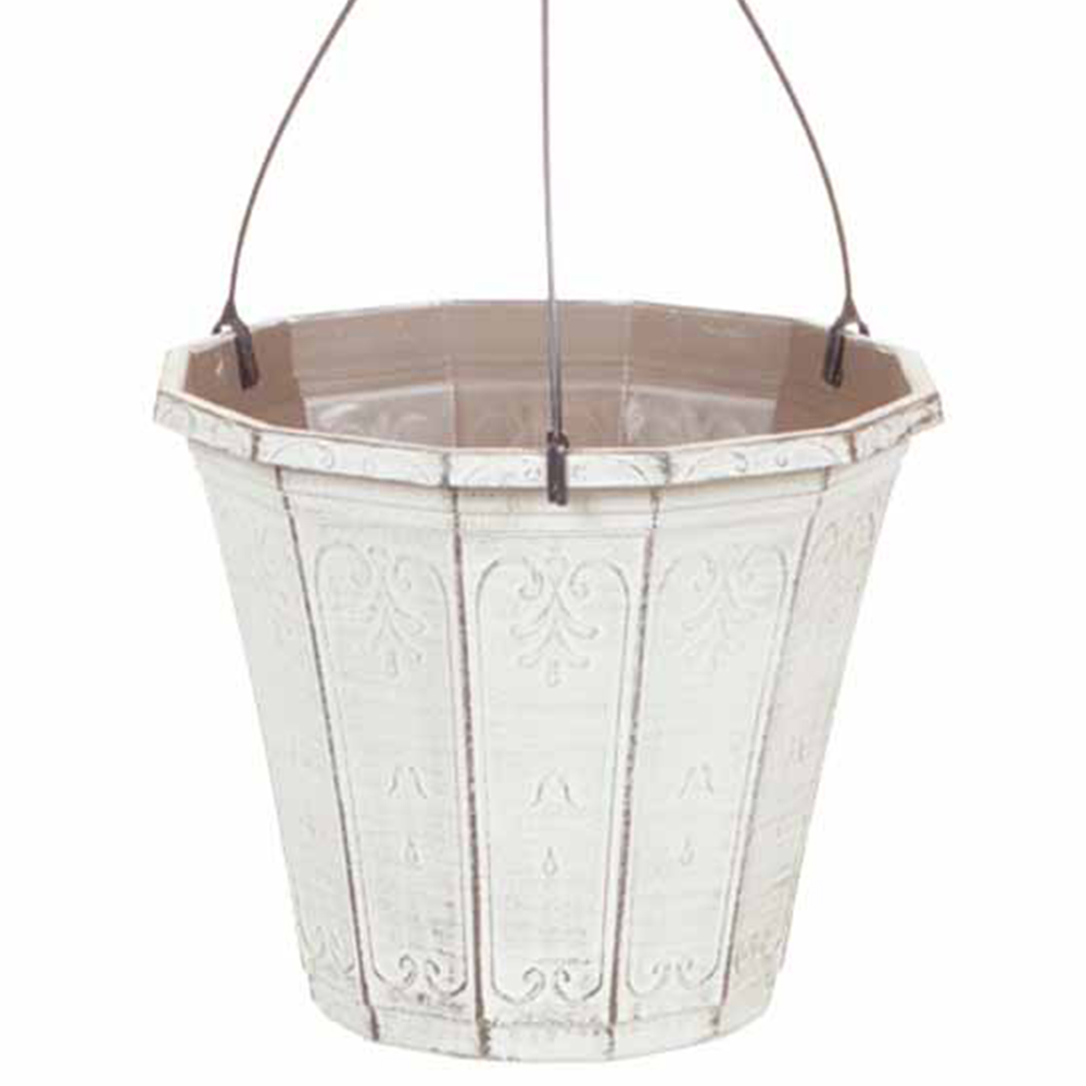 wilko 25cm Calista Plastic Hanging Baskets 2 Pack Image 4