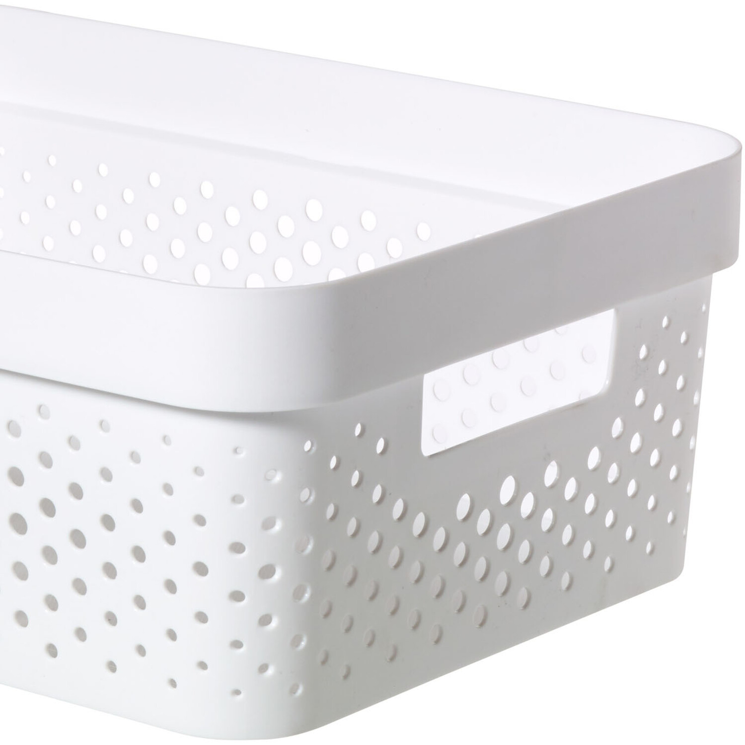 Curver Infinity Dots Storage Box   - White / 11l Image 4