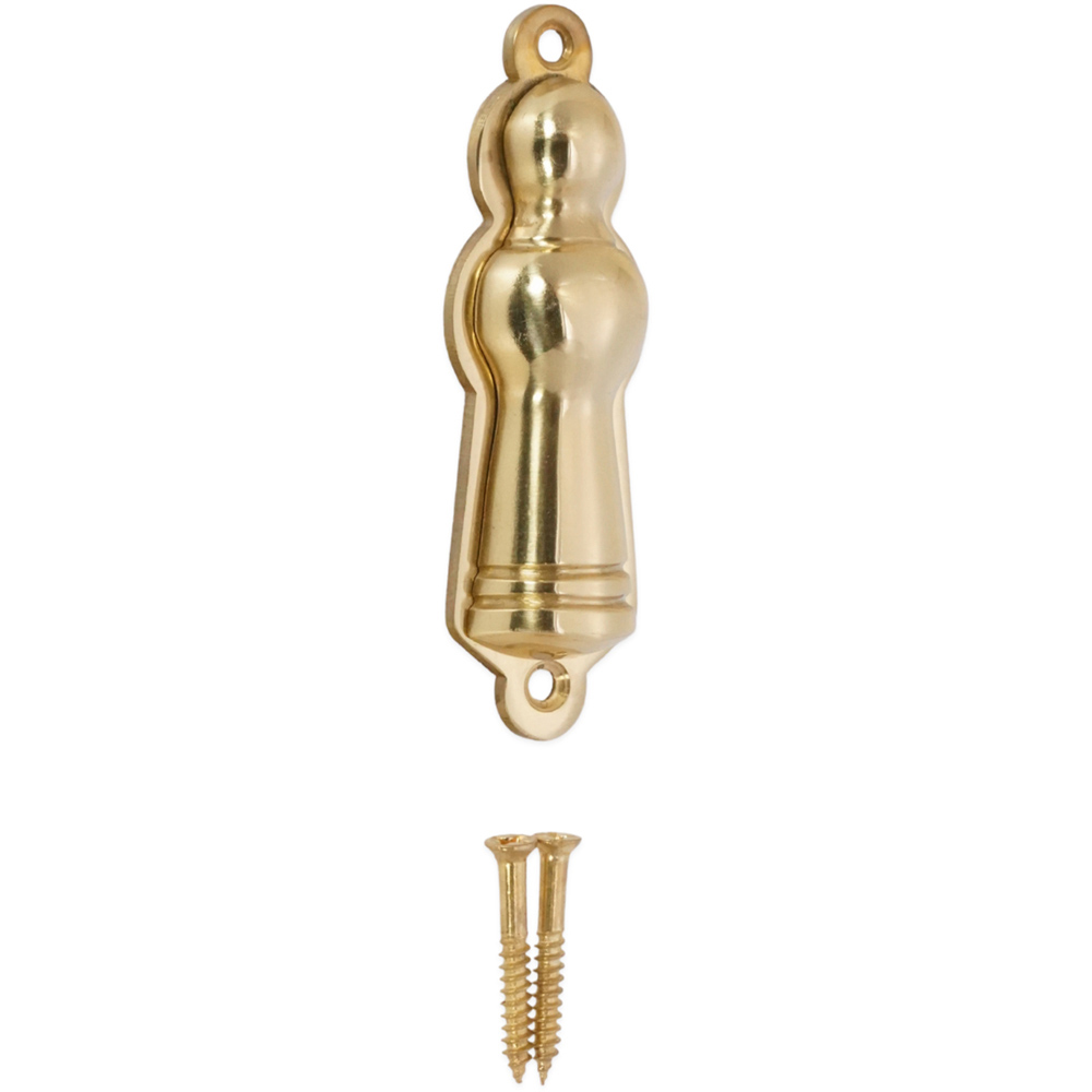 Spira Brass Lady Polished Brass Escutcheon Image 3