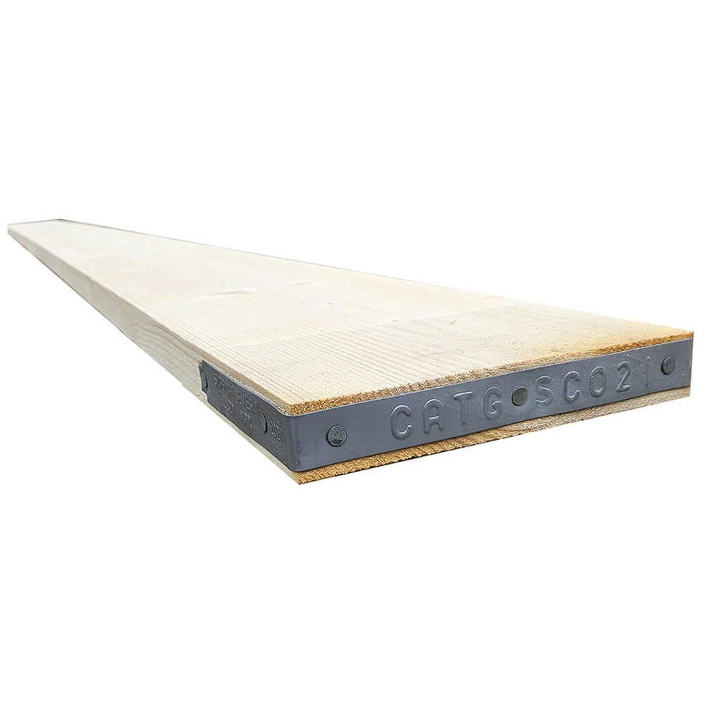 Snowdon Timber Banded Scaffold Board 3.9m x 225 x 36mm 10 Pack Image 1