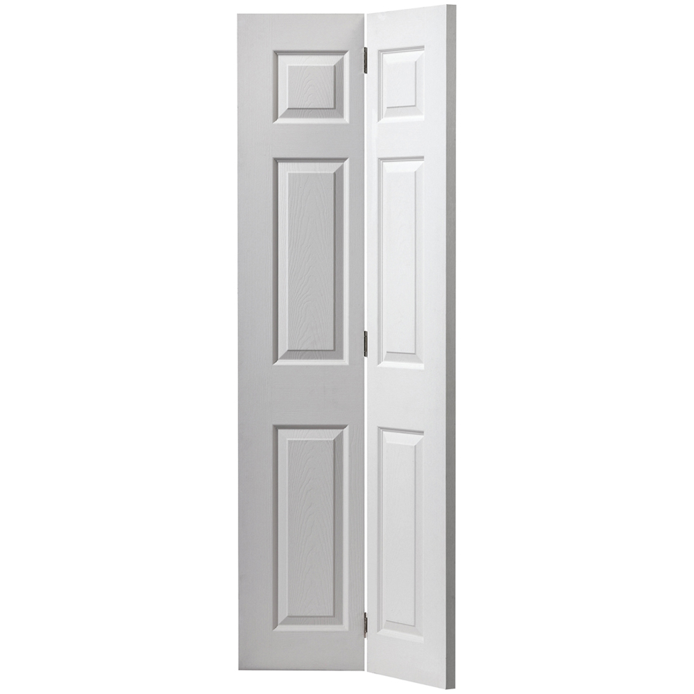 JB Kind Colonist Moulded Panel White Grained Bi-Fold Internal Door 1981 x 914mm Image 1