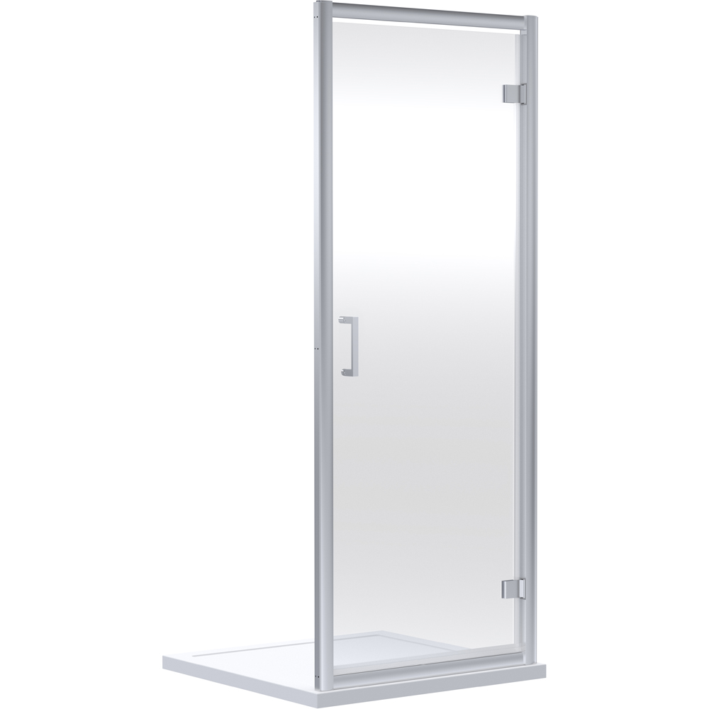 nuie Chrome Pivot Shower Door 90cm Image 1