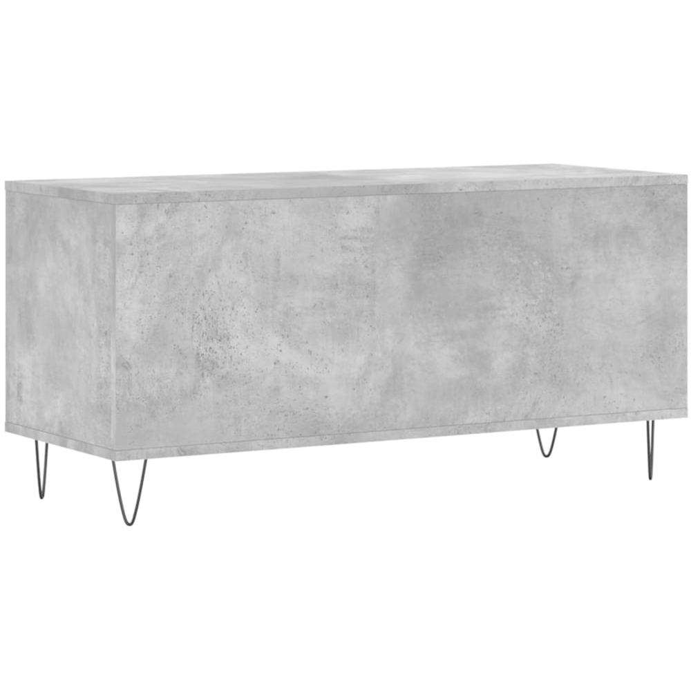 vidaXL 6 Shelf Concrete Grey Record Cabinet Image 6